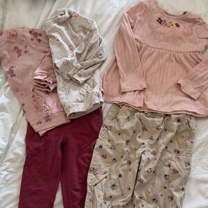 Garanimals Pink and Beige Kids Set